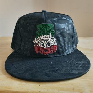Aztec Design With Mexico TRI Colors Cap.